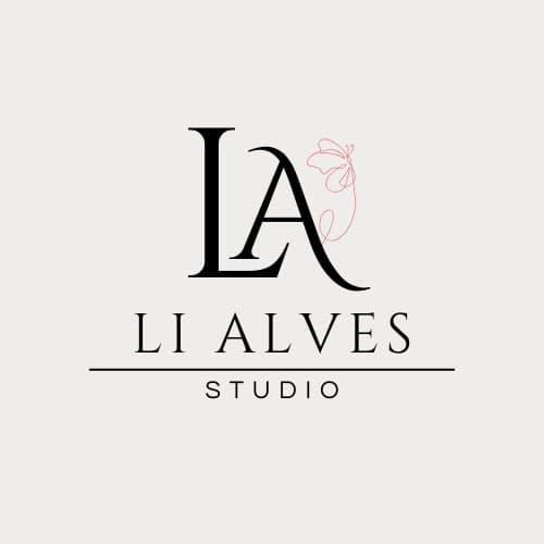 Logo para estúdio Li Alves
