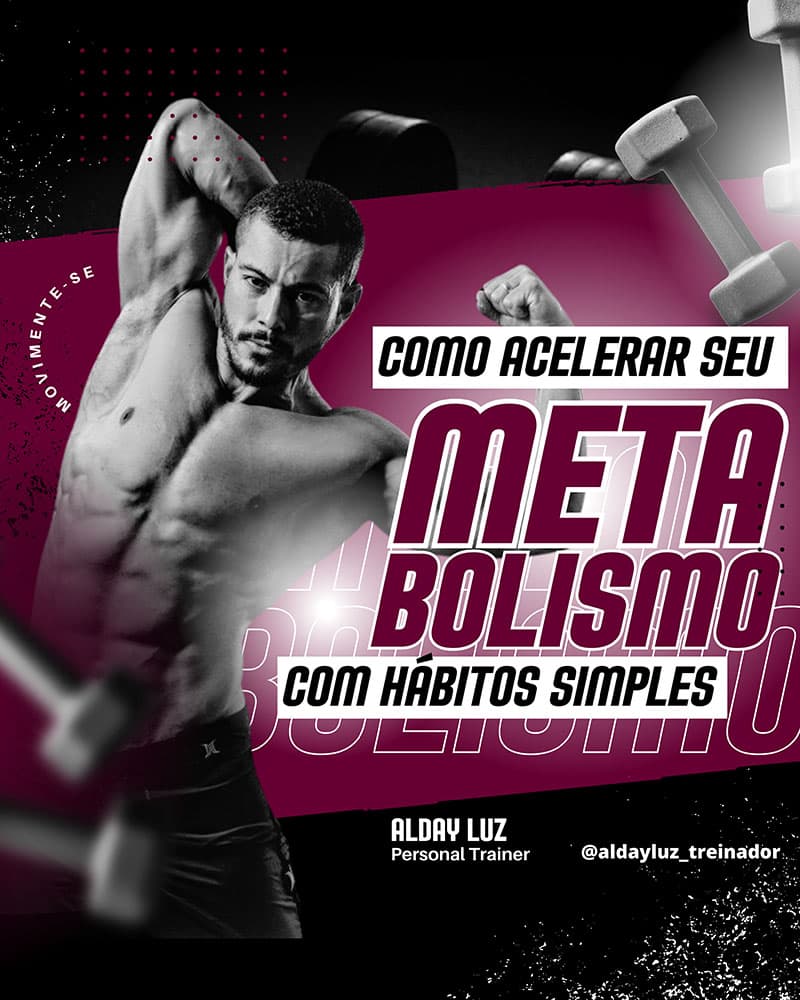Post de instagram para lançamento de produto fitness